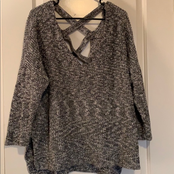 Express Sweaters - Criss cross back sweater